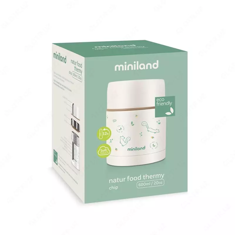 Детский термос для еды Miniland Natur Thermos 600 мл.