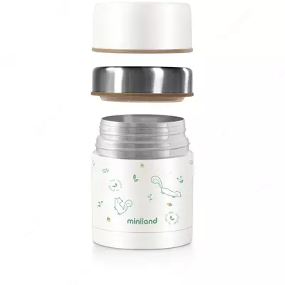 Детский термос для еды Miniland Natur Thermos 600 мл.