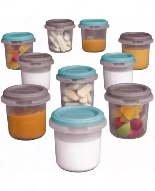 MINILAND Набор контейнеров 10 шт - TERRA OCEAN+BLUSH