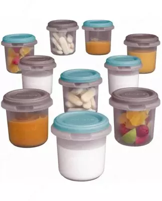 MINILAND Набор контейнеров 10 шт - TERRA OCEAN+BLUSH