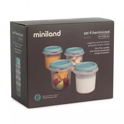 MINILAND konteynerlar to'plami 4 dona-TERRA