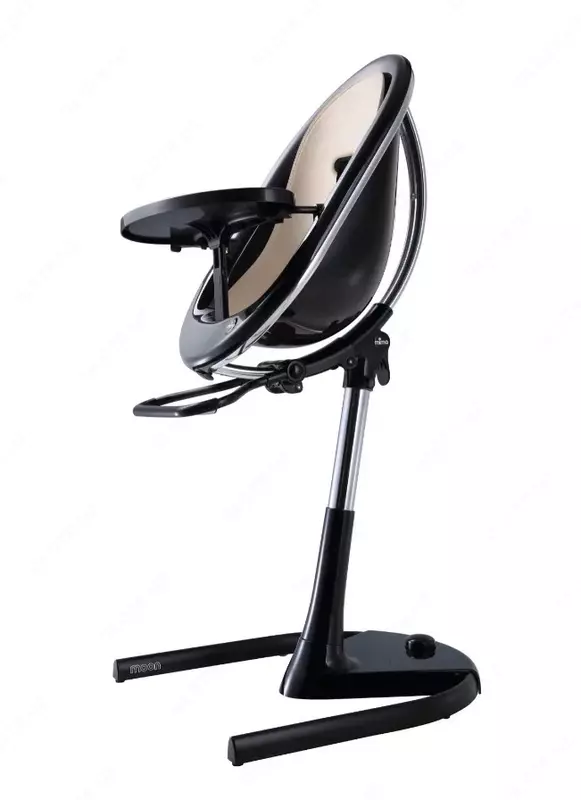 Mima Moon baland stul (qora to'plam, oltin yostiqli o'rindiq)