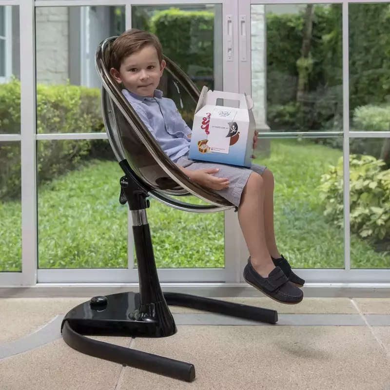 Mima Moon baland stul (qora to'plam, oltin yostiqli o'rindiq)