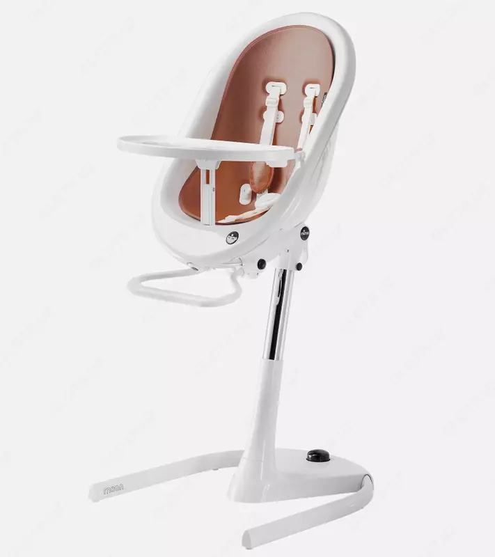 Детский стульчик для кормления Mima Moon Black Full Set Camel (комплект ,белый, золотое мягкое сиденье)