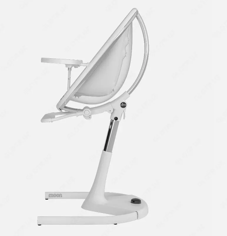 Детский стульчик для кормления Mima Moon Black Full Set Camel (комплект ,белый, золотое мягкое сиденье)