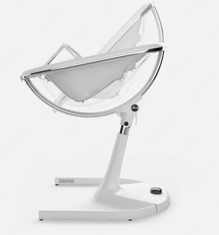 Детский стульчик для кормления Mima Moon Black Full Set Camel (комплект ,белый, золотое мягкое сиденье)