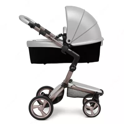 Mima Xari Frame 4G Rose Gold 2в1 (люлька + прогулка Argento)+матрасик