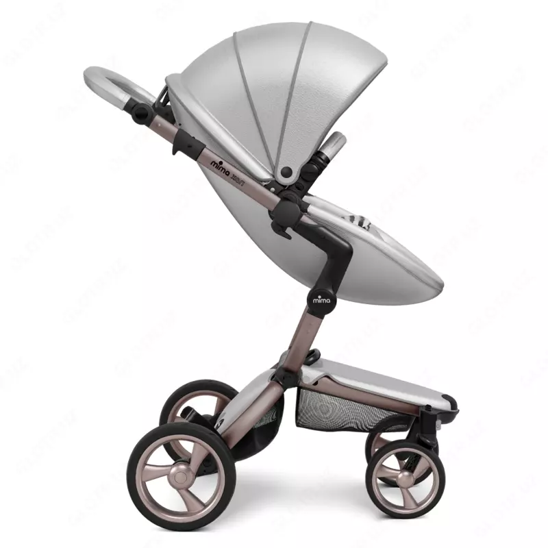 Mima Xari Frame 4G Rose Gold 2в1 (люлька + прогулка Argento)+матрасик