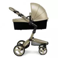 Mima Xari Frame 4G Champagne Gold 2в1 (люлька + прогулка Champagne Gold)+матрасик - от 21 533 814 сум