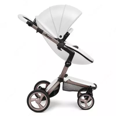 Коляска Mima Xari 4G Rose Gold 2в1 (люлька + прогулка Argento +матрасик)