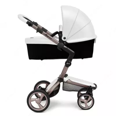 Коляска Mima Xari 4G Rose Gold 2в1 (люлька + прогулка Argento +матрасик)