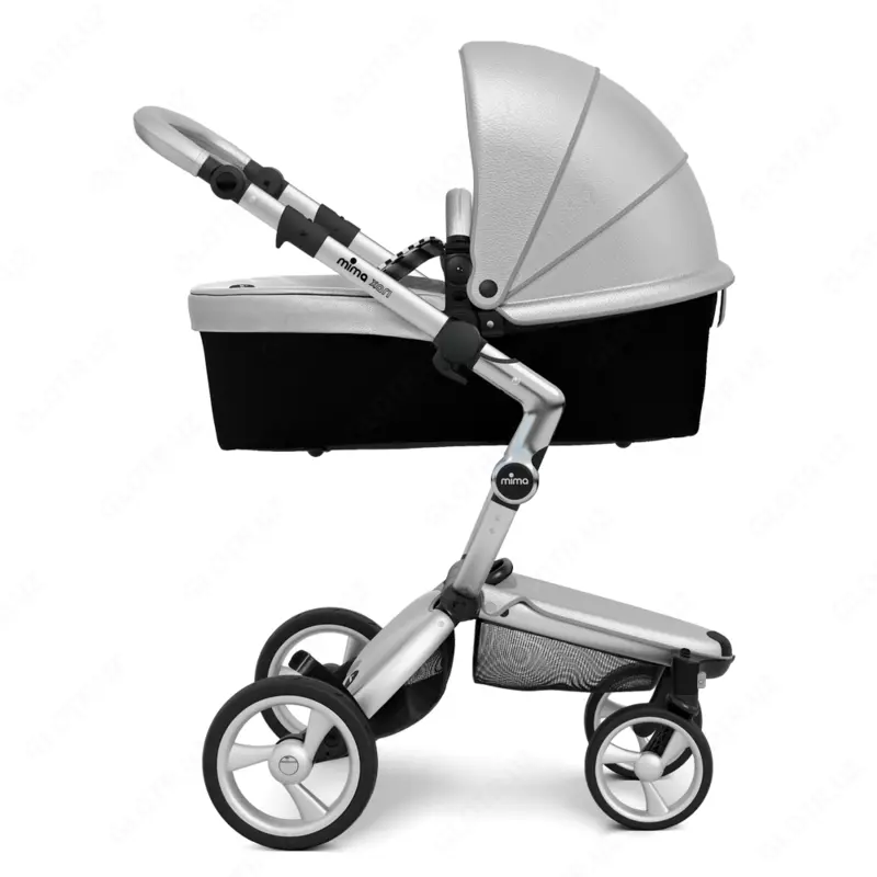 Mima Xari 4G Graphite Grey 2'si 1 aravacha (araba + Snow White sayr + matras)