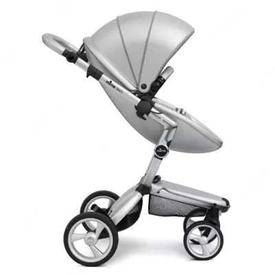 Коляска Mima Xari 4G Graphite Grey 2в1 (люлька + прогулка Snow White +матрасик)