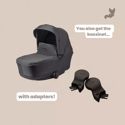 Прогулочная коляска Leclerc Influencer XL + люлька для новорожденного