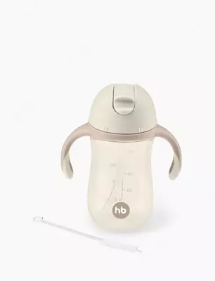 Поильник с трубочкой и ручками 260мл, 2.0 (milky 14010)