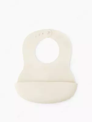 Нагрудный фартук пластиковый (milky, 16000)