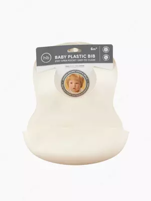 Нагрудный фартук пластиковый (milky, 16000)