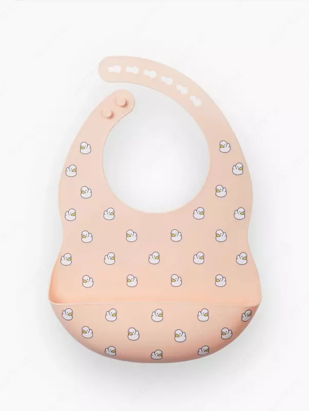 Нагрудный фартук силиконовый (ducks, 16017)