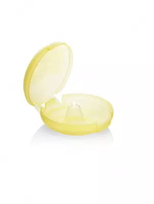 Medela Накладки для кормления CONTACT размер L (24мм) 2 шт + контейнер