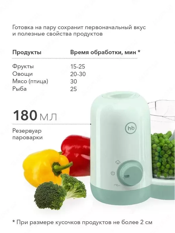 Пароварка-блендер "FUSION" Happy Baby (Великобритания)