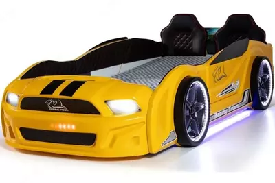 Детская кровать-машина MST Car bed Yellow, Anka Plastik (Турция)