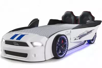 Детская кровать-машина MST Car bed White, Anka Plastik (Турция)