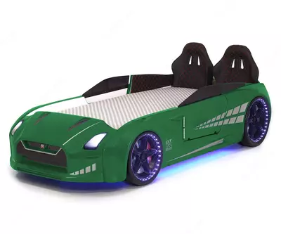 Детская кровать-машина GTR Car bed Green, Anka Plastik (Турция)