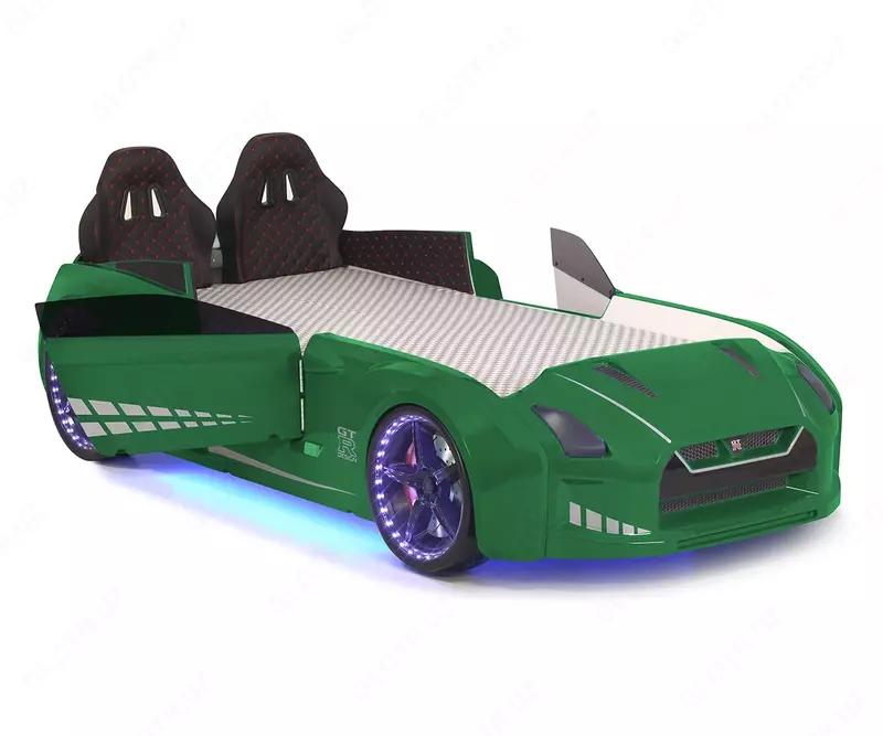 Детская кровать-машина GTR Car bed Green, Anka Plastik (Турция)