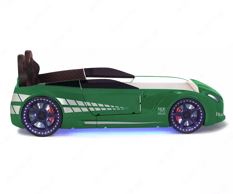 Детская кровать-машина GTR Car bed Green, Anka Plastik (Турция)