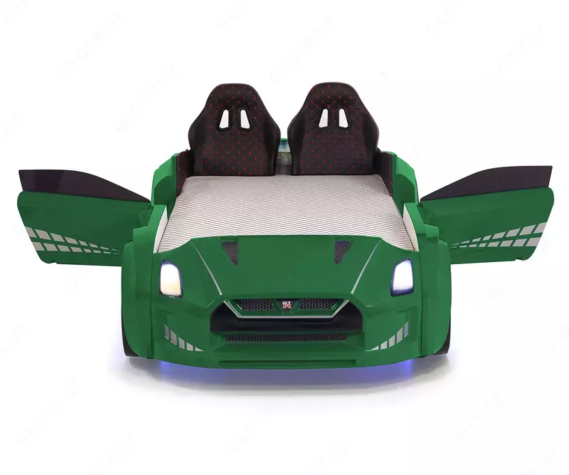 Детская кровать-машина GTR Car bed Green, Anka Plastik (Турция)