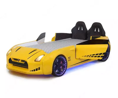 Детская кровать-машина GTR Car bed Yellow, Anka Plastik (Турция)
