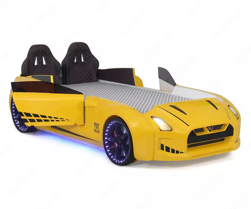 Детская кровать-машина GTR Car bed Yellow, Anka Plastik (Турция)