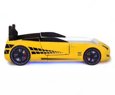 Детская кровать-машина GTR Car bed Yellow, Anka Plastik (Турция)