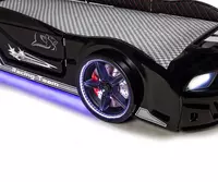 Bolalar uchun avtomobil karavoti MST Avtomobil karavoti Qora