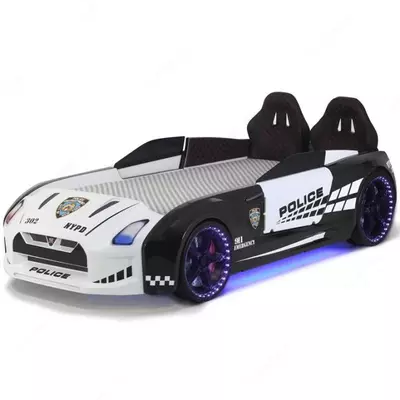 Детская кровать-машина GTR Car bed Police, Anka Plastik (Турция)