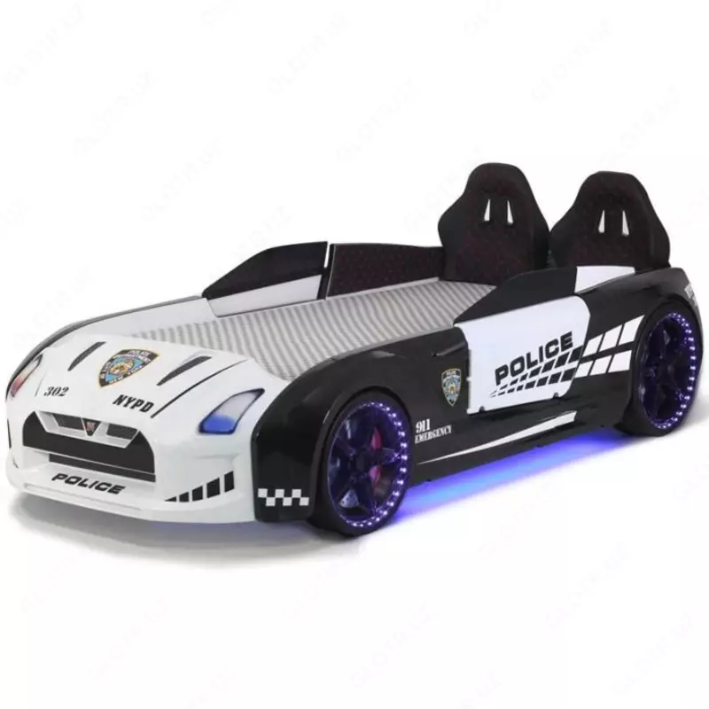 Детская кровать-машина GTR Car bed Police, Anka Plastik (Турция)