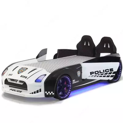 Детская кровать-машина GTR Car bed Police, Anka Plastik (Турция)