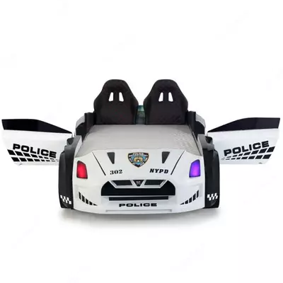 Детская кровать-машина GTR Car bed Police, Anka Plastik (Турция)