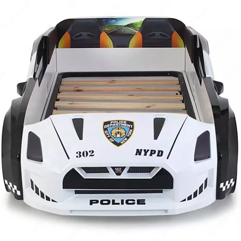 Детская кровать-машина GTR Car bed Police, Anka Plastik (Турция)