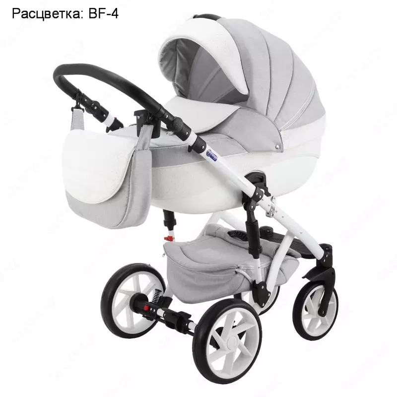 Детская коляска 2-в-1 Adamex Fabiola BF4 (Польша)