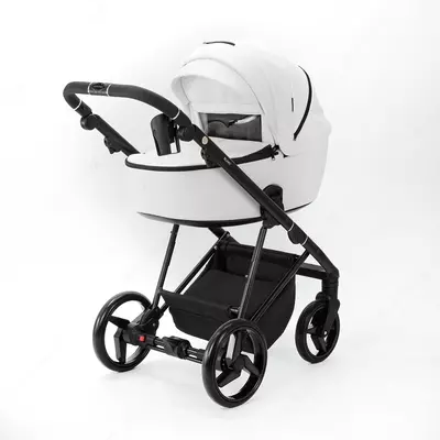 Детская коляска 2-в-1 Adamex Blanc Deluxe SA1 (Польша)