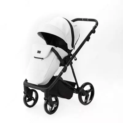 Детская коляска 2-в-1 Adamex Blanc Deluxe SA1 (Польша)