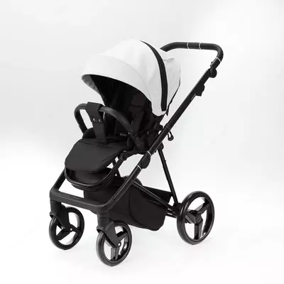 Детская коляска 2-в-1 Adamex Blanc Deluxe SA1 (Польша)