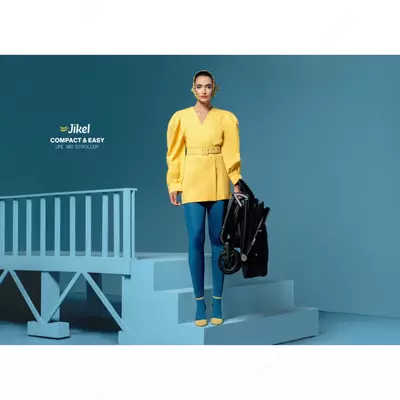 Детская прогулочная коляска Jikel Life 360, черный (Франция)