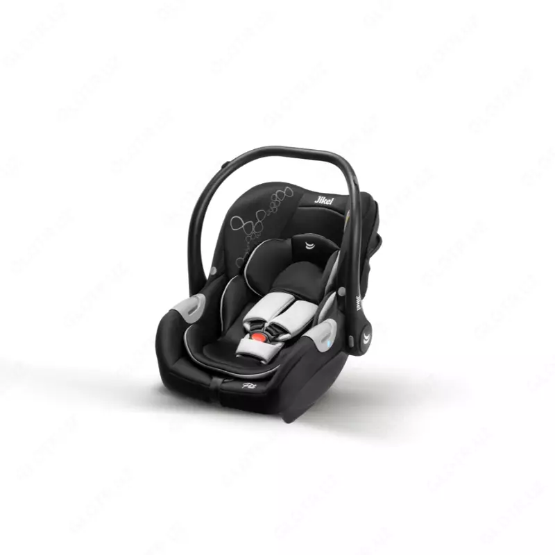 Jikeldan Pluto bolalar avtomobil o'rindig'i, qora (Frantsiya)