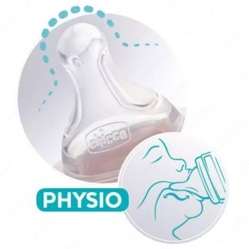 Бутылочка для кормления Well-Being GLASS Feeding Bottle 240ml SLOWFLOW 0м+ SIL, BLUE, арт.CH28721-21