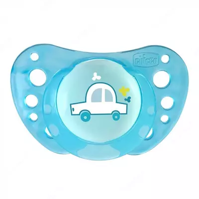 Соска-пустышка PHYSIOFORMA AIR SIL, SOOTHER 0-6m 2PCS, BLUE, арт.CH75088-92