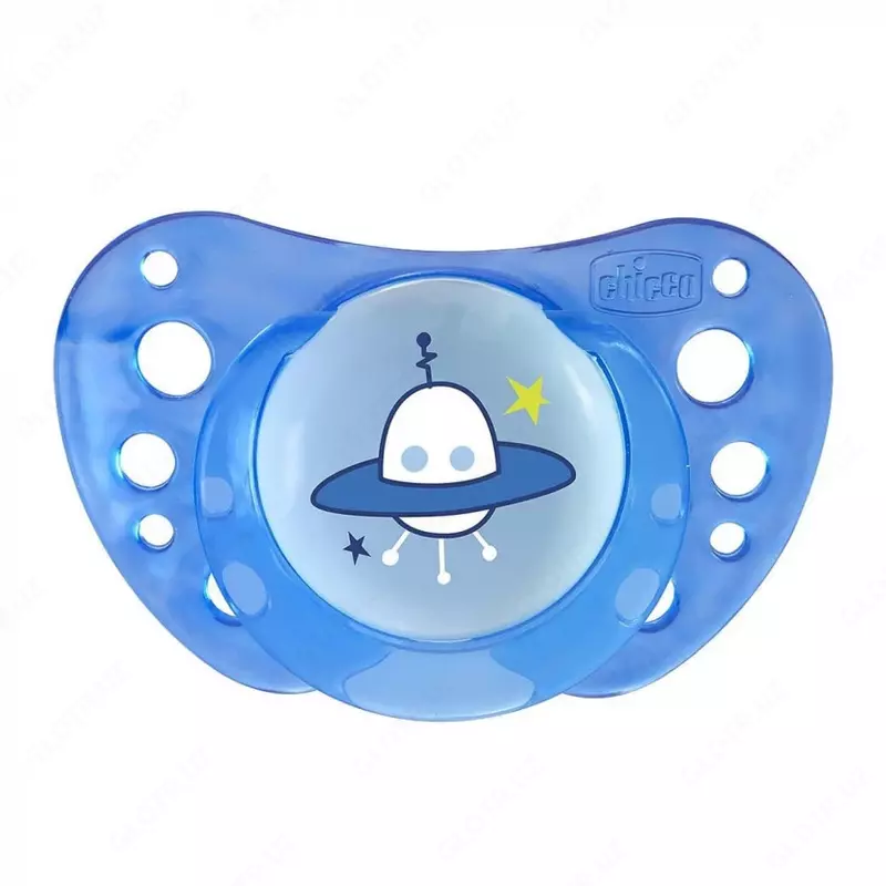 Соска-пустышка PHYSIOFORMA AIR SIL, SOOTHER 0-6m 2PCS, BLUE, арт.CH75088-92