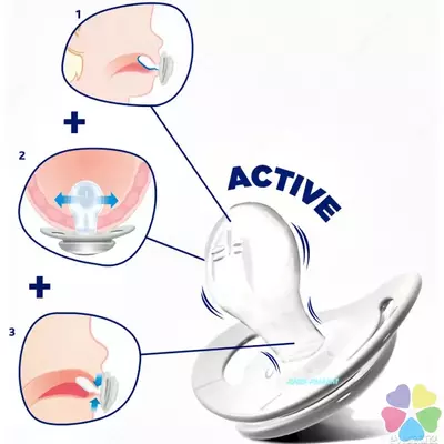 Соска-пустышка PHYSIOCOMFORT BLUE/WHITE 0-6m SIL 1PC, арт.CH74911-21