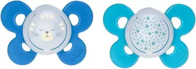Соска-пустышка PHYSIO COMFORT BLUE 16-36m SIL 1PC, арт.CH74915-41